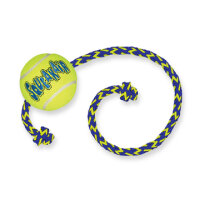 KONG Air Squeaker Tennis Ball mit Tau M