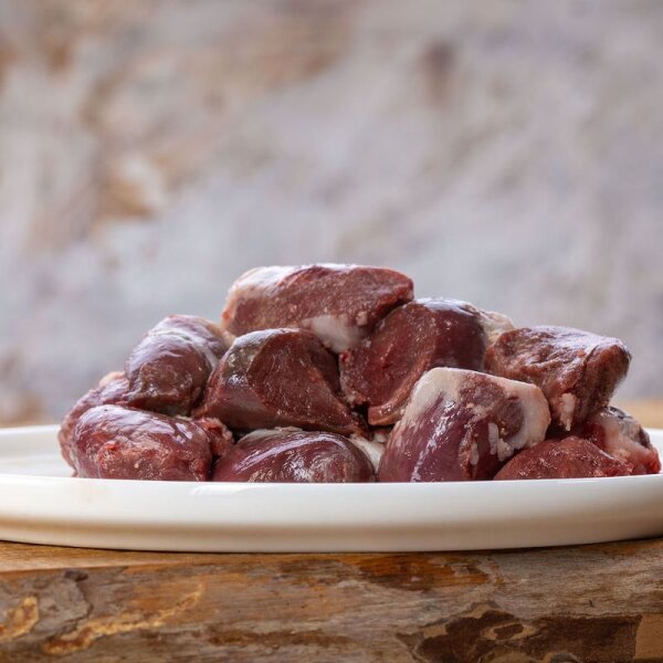 BARFGOLD Entenherzen gewürfelt 500 Gramm