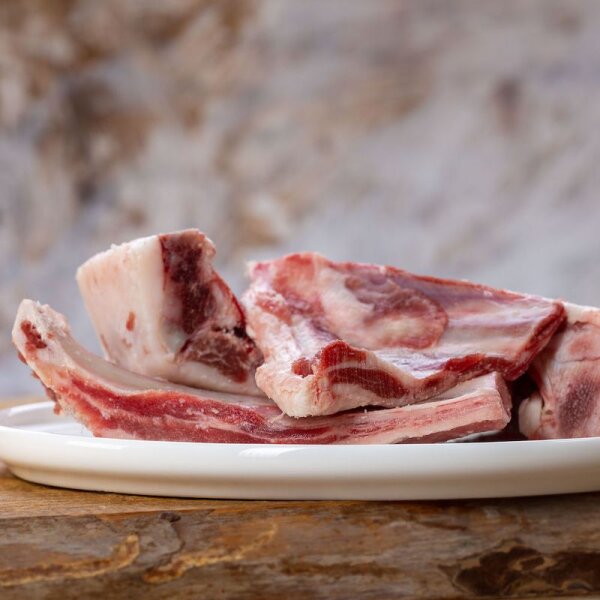BARFGOLD Ziegenrippenknochen 1 Kilogramm