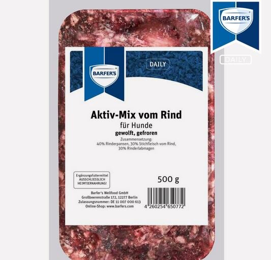 BARFERS DAILY Aktiv-Mix gewolft