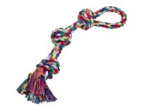 Baumwollseil mit 3 Knoten doppelt