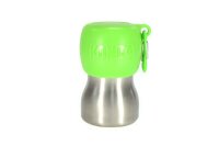 KONG H2O Edelstahlflasche mit Napf grün