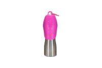 KONG H2O Edelstahlflasche mit Napf pink