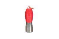 KONG H2O Edelstahlflasche mit Napf rot