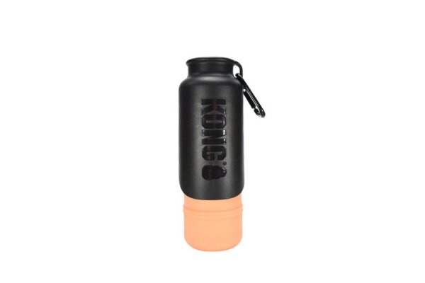 KONG H2O isolierte Trinkflasche mit Napf orange