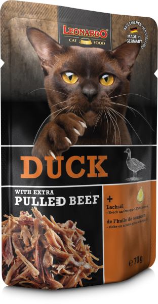 LEONARDO Duck + extra pulled Beef 70 Gramm
