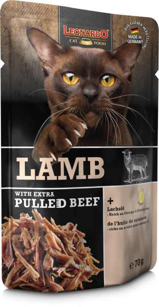 LEONARDO Lamb + extra pulled Beef 70 Gramm