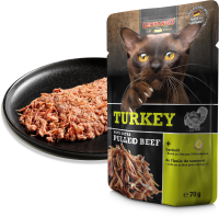 LEONARDO Turkey + extra pulled Beef 70 Gramm