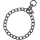 Edelstahl Kettenhalsband Inox medium extra stark schwarz 4mm