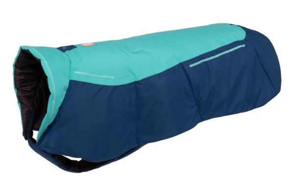 Ruffwear Vert™ Winter Hundemantel Aurora Teal
