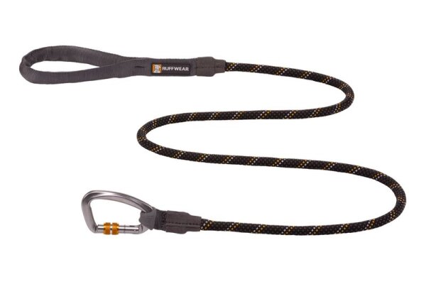 Ruffwear Knot-a-Leash™ reflektierende Hundeleine mit Karabiner Obsidian Black