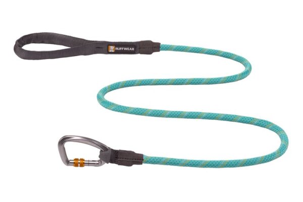 Ruffwear Knot-a-Leash™ reflektierende Hundeleine mit Karabiner Aurora Teal