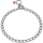 Edelstahl Kettenhalsband Inox runde Glieder 3mm