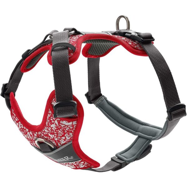 Hunter Divo Reflect Geschirr rot-grau