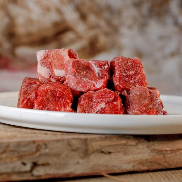 BARFGOLD Hirschfleisch gewürfelt 500 Gramm