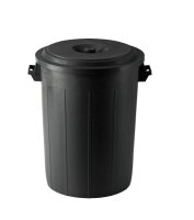 Futtertonne schwarz 70 Liter
