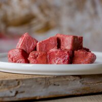 BARFGOLD Rinderlunge gewürfelt 500 Gramm
