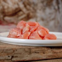 BARFGOLD Hühnermuskelfleisch mager gewürfelt 1...
