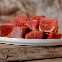BARFGOLD Pferdemuskelfleisch gewürfelt 1 Kilogramm