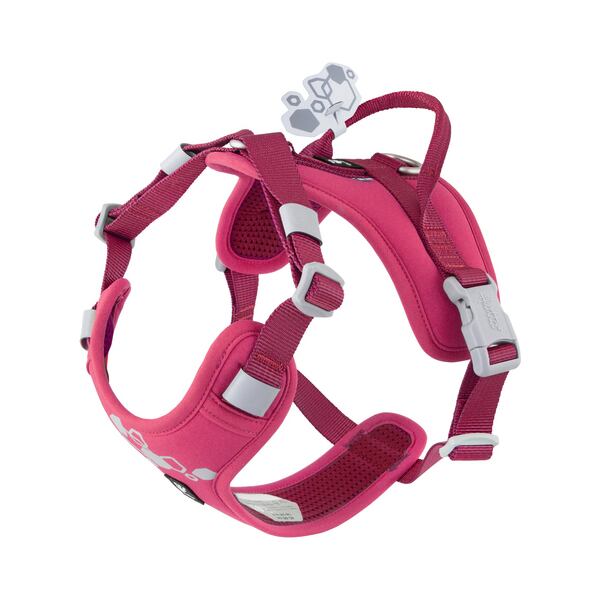 Hurtta Hundegeschirr Weekend Warrior Harness II Eco ruby, 45-60 cm