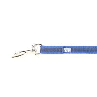 K9 gummierte Sportleine blau 20mm / 3m mit Schlaufe