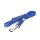 K9 gummierte Sportleine blau 20mm / 3m mit Schlaufe