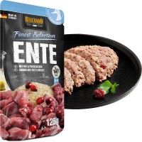 BELCANDO Ente mit Reis + Preiselbeeren 125 Gramm