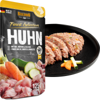 BELCANDO Huhn + Reis mit Zucchini + Möhren 125 Gramm