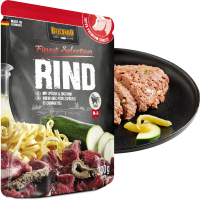 BELCANDO Rind + Spätzle mit Zuchhini 300 Gramm