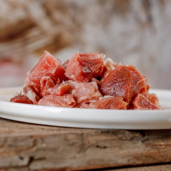 BARFGOLD Putenmuskelfleisch gewürfelt 1 Kilogramm