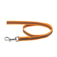 K9 gummierte Sportleine orange 20mm / 1m ohne Schlaufe