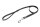 K9 gummierte Sportleine 14mm / 1,2m mit Schlaufe