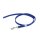 K9 gummierte Sportleine blau 14mm / 1m ohne Schlaufe