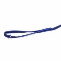 K9 gummierte Sportleine blau 14mm / 1,2m mit Schlaufe