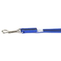 K9 gummierte Sportleine blau 14mm / 2m ohne Schlaufe