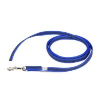 K9 gummierte Sportleine blau 14mm / 2m ohne Schlaufe