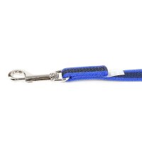 K9 gummierte Sportleine blau 14mm / 2m mit Schlaufe
