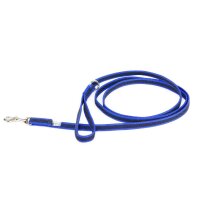 K9 gummierte Sportleine blau 14mm / 2m mit Schlaufe