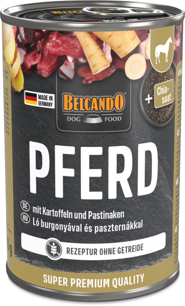 BELCANDO Pferd mit Kartoffel & Pastinake 400 Gramm