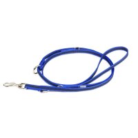 K9 Doppel-Führleine blau gummiert 14mm / 2,2m