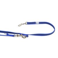 K9 Doppel-Führleine blau gummiert 14mm / 2,2m