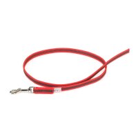 K9 gummierte Sportleine rot 14mm / 1m ohne Schlaufe