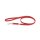 K9 gummierte Sportleine rot 14mm / 1,2m mit Schlaufe