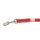 K9 gummierte Sportleine rot 14mm / 1,2m mit Schlaufe