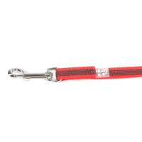 K9 gummierte Sportleine rot 14mm / 2m ohne Schlaufe