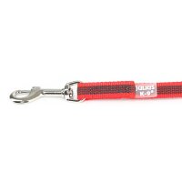 K9 gummierte Sportleine rot 14mm / 2m mit Schlaufe