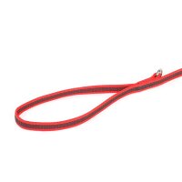 K9 gummierte Sportleine rot 14mm / 2m mit Schlaufe