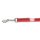 K9 gummierte Sportleine rot 14mm / 2m mit Schlaufe