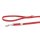 K9 gummierte Sportleine rot 14mm / 2m mit Schlaufe