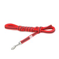 K9 gummierte Sportleine rot 14mm / 3m ohne Schlaufe